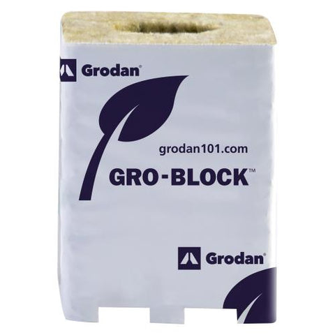 Grodan Improved 5.6 Block, 3Inches x 3Inches x 4Inches, on strip, case of 256