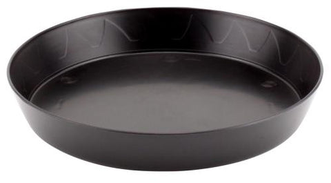 Gro Pro Heavy Duty Black Saucer - 8 in (100/Cs)