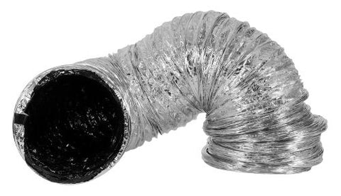 Ideal-Air Supreme Silver / Black Ducting 10 in x 25 ft