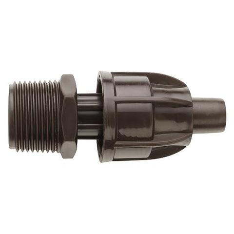 Netafim 17mm TechLock x 3/4 in MPT Male Adapters (25=1/Bag)
